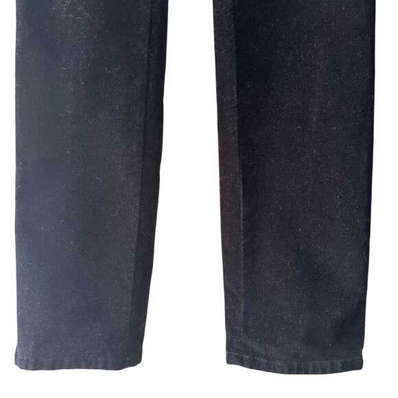 NYDJ Stretch Velvet Slim Pants, Size 0P/ 2-4 US, Black - Picture 4 of 7